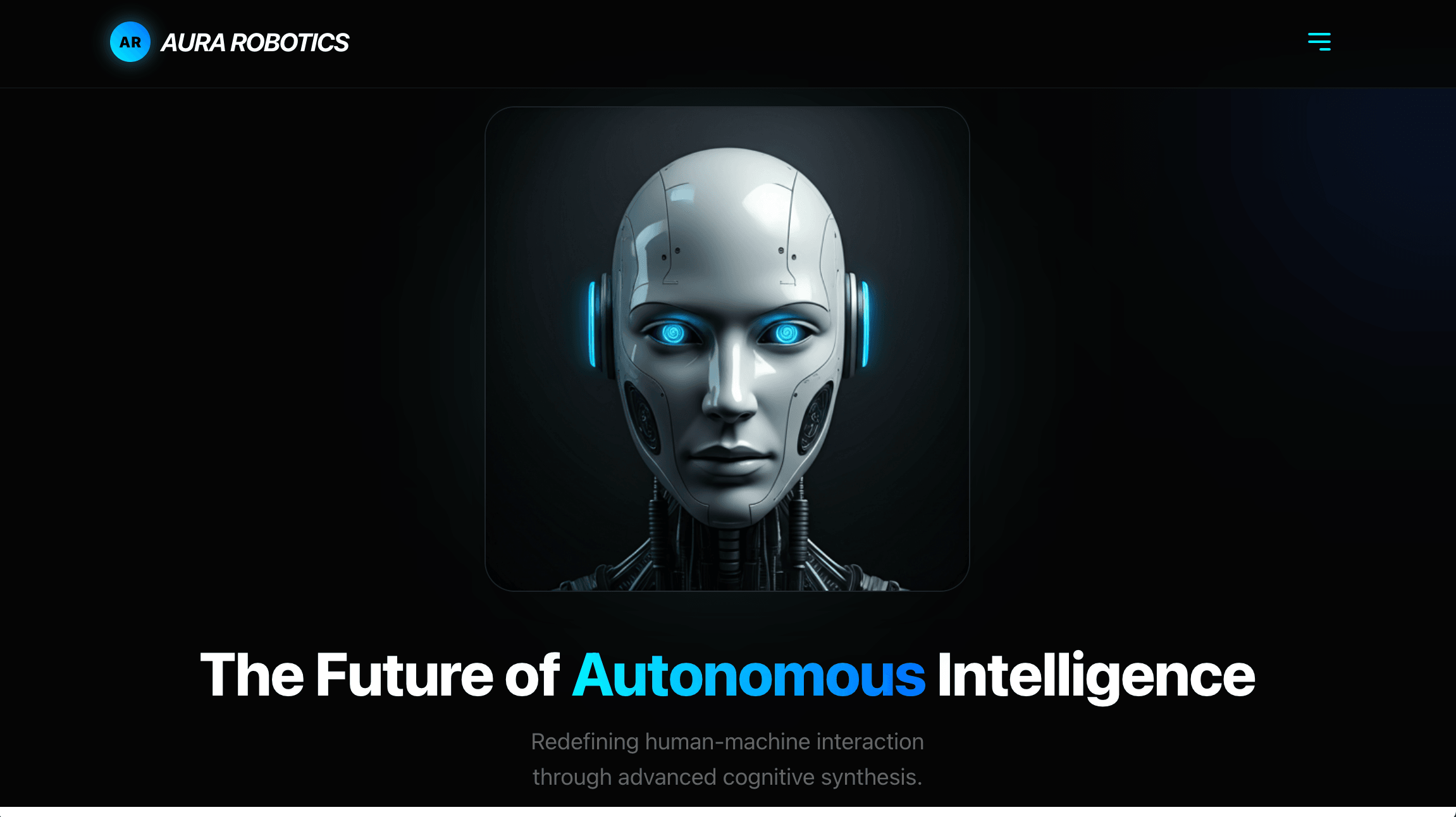 Aura Robotics - Custom Web Development Template